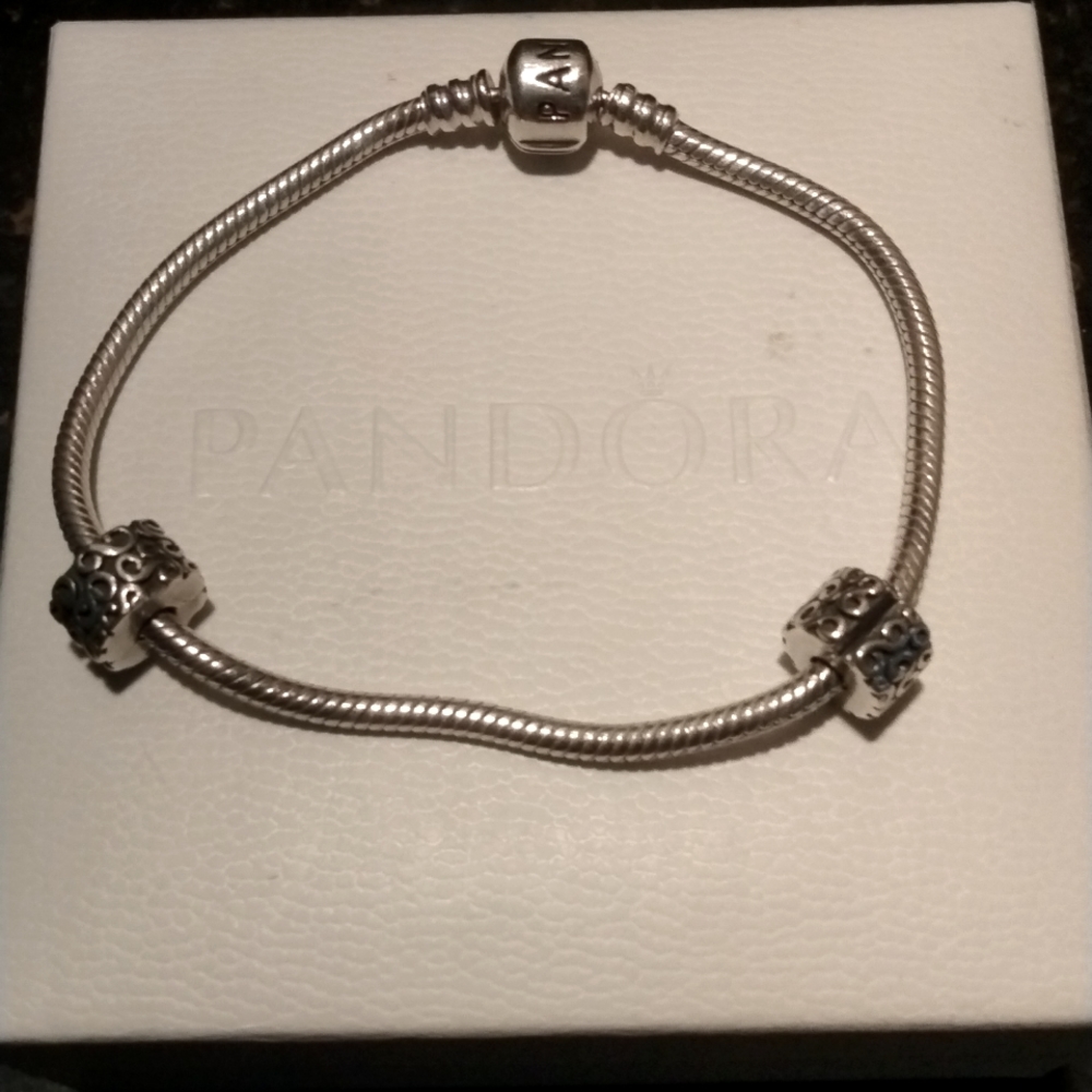 🌟AUTHENTIC VINTAGE PANDORA Bracelet EUC🌟